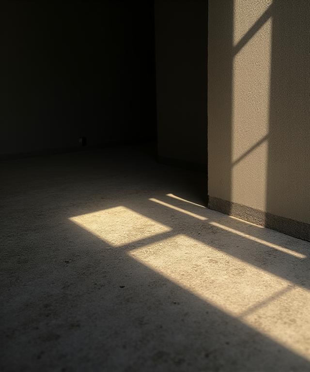 光と影が織りなす空間の神秘的な雰囲気